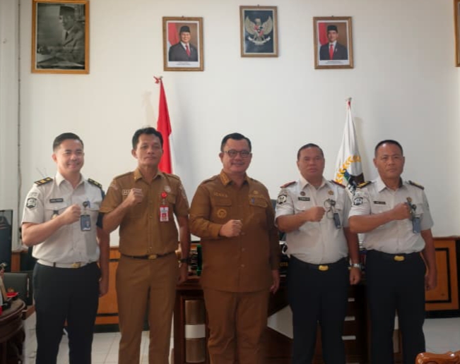 Jelang Remisi HUT RI ke-81, Kalapas Gunungsitoli dan Jajaran Koordinasi dengan Wali Kota