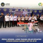 Peringati HUT Kemerdekaan RI ke-81, Lapas Tahuna Gelar Donor Darah