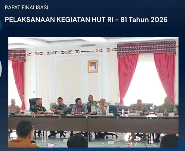 Kepala Lapas Panyabungan Hadiri Rapat Finalisasi Pelaksanaan Kegiatan HUT RI ke-81