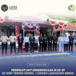 HUT Kemerdekaan RI ke-81, Sebanyak 82 Orang WBP Lapas Tahuna Terima Remisi