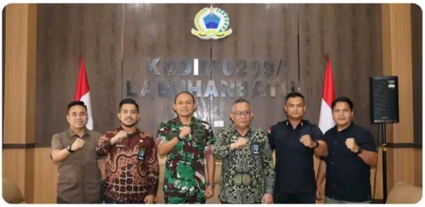 Pamit Bertugas, Silaturahmi Tetap Terjaga: Kalapas Rantauprapat Kunjungi Kejaksaan dan Kodim 0209/Labuhanbatu