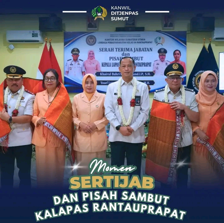 Estafet Kepemimpinan Berganti, Jalu Yuswa Panjang Dorong Lapas Rantauprapat Semakin Solid dan Berintegritas