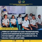 Kalapas Kotanopan dan Jajaran Ikuti Sosialisasi SI PATUH IMIPAS