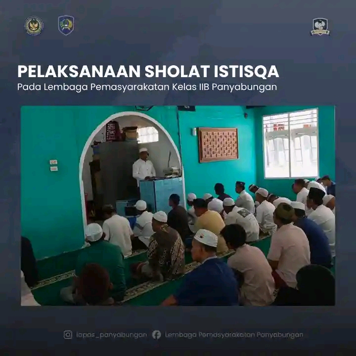 Lapas Panyabungan Laksanakan Shalat Istisqa dan Doa Bersama
