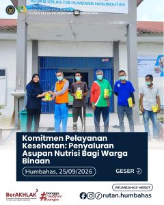 Rutan Humbahas Perkuat Kesehatan WBP Lewat Asupan Nutrisi