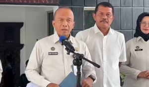 Konferensi Pers Inspektur Jenderal Kementerian Imigrasi dan Pemasyarakatan, Rudi Setiawan, Lapas Cibinong, Bogor