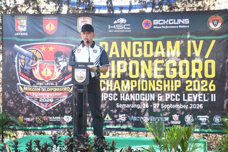 Pangdam IV/Diponegoro Buka Championship 2026, Atlet Adu Kemampuan Menembak