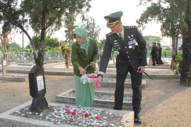 Kodim Klaten Gelar Ziarah Nasional Peringati HUT ke-81 TNI