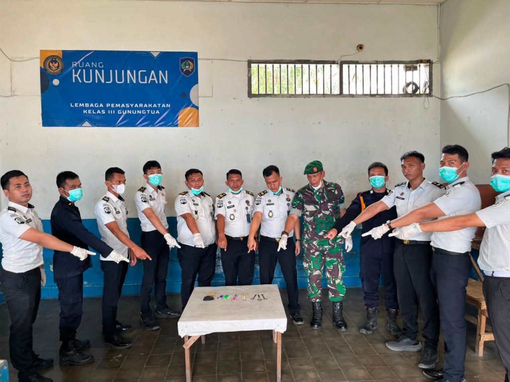 Lapas Gunungtua Gelar Razia Insidentil, Barang Terlarang Berhasil Diamankan
