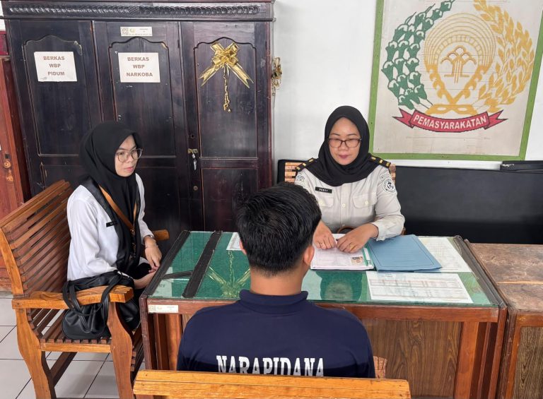 ‎Komitmen Penuhi Hak WBP, PK Bapas Muara Teweh Laksanakan Penggalian Data