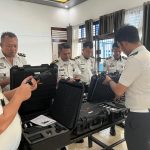 Pastikan Sarana Pengamanan Siap, Lapas Gunungtua Lakukan Pengecekan Senjata dan Amunisi