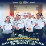Panitia Seleksi Poltekimipas 2026 Tandatangani Pakta Integritas, Kanwil Ditjenpas Sumut: Transparan dan Berintegritas