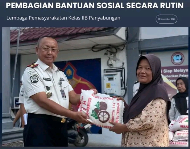 Lapas Panyabungan Bagikan Bansos kepada Masyarakat Sekitar