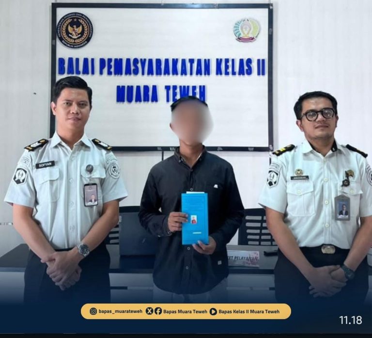 Bukan Sekadar Bebas, Bapas Muara Teweh Dampingi Klien Kembali ke Masyarakat