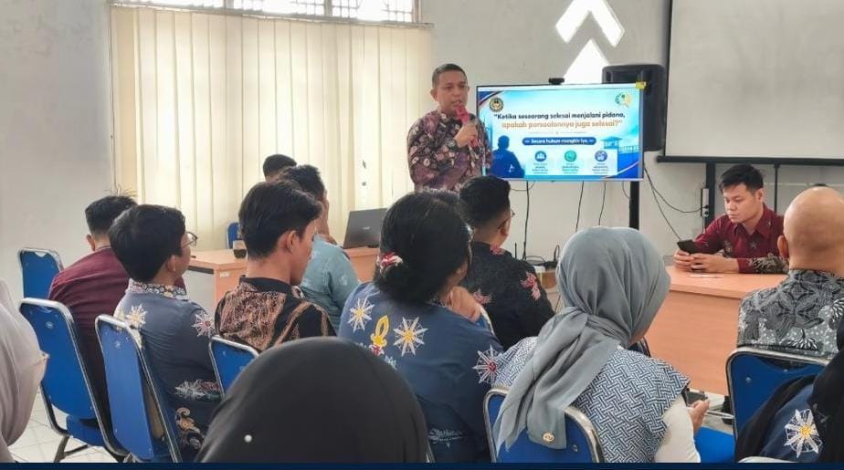 ‎Bapas Muara Teweh Gelar Mentoring Pengembangan Kompetensi Pegawai
