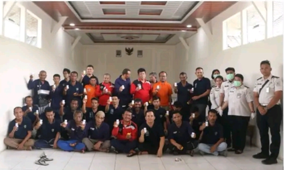 Rutan Balige Gelar Tes Urine WBP, Seluruh Sampel Negatif Narkoba