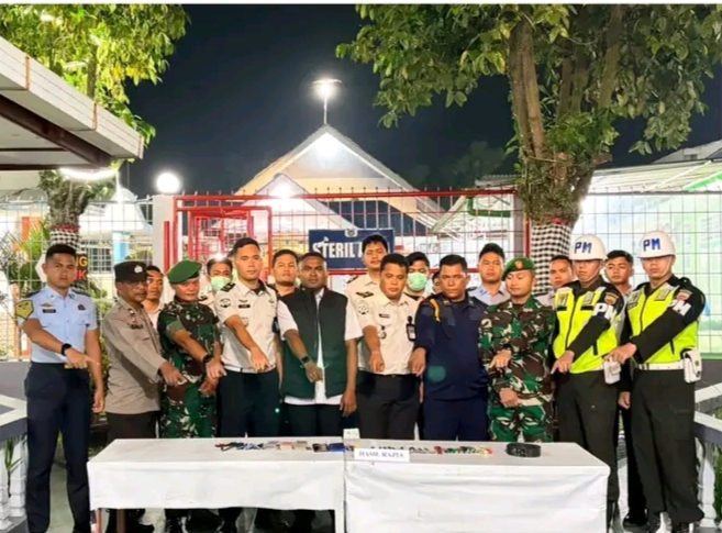 Rutan Balige Gelar Razia Gabungan Bersama TNI dan Polri