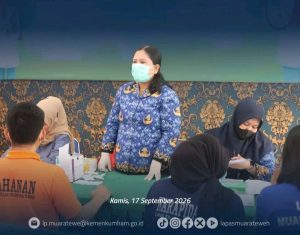 Lapas Muara Teweh Gelar Pemeriksaan Penyakit Menular HIV, Sifilis dan hepatitis bagi WBP