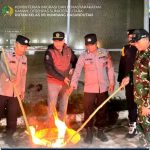 Perkuat Keamanan, Rutan Humbahas Gelar Razia Gabungan Blok Hunian Bersama TNI-POLRI