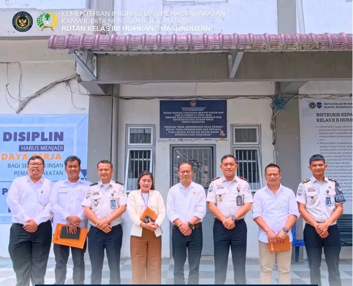 Rutan Humbang Hasundutan Terima Kunjungan Bawaslu, Koordinasikan Pengawasan PDPB Triwulan III Tahun 2026