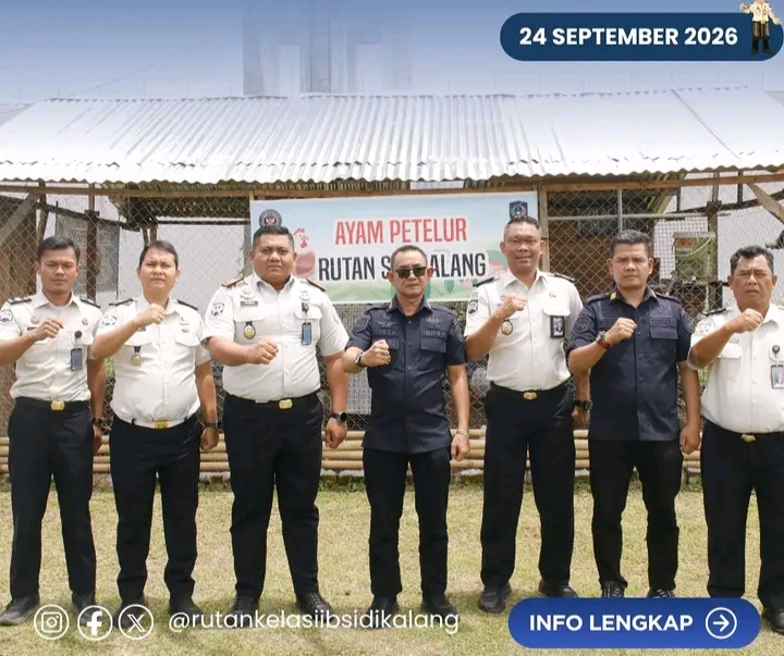 Kabid PP Kanwil Ditjenpas Sumut Pantau Pembinaan Kemandirian WBP di SAE Rutan Sidikalang