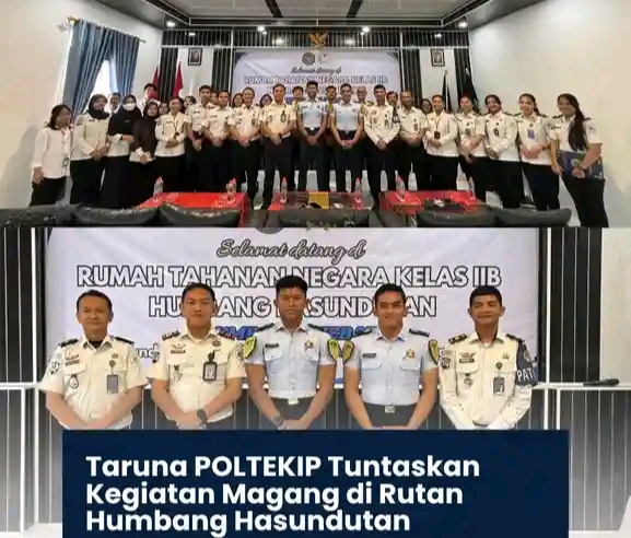 Taruna POLTEKIP Tuntaskan Kegiatan Magang di Rutan Humbang Hasundutan