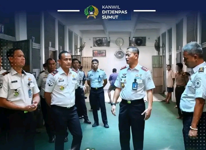 Perkuat Transparansi dan Pengawasan, Kakanwil Ditjenpas Sumut Tinjau Blok Hunian Lapas I dan Rutan I Medan