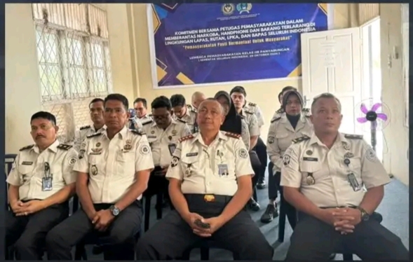 Kalapas Panyabungan dan Jajaran Mengikuti Pengarahan Dirjenpas