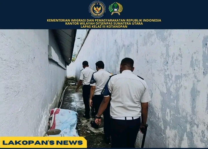 Tindaklanjuti Arahan Dirjenpas, Lapas Kotanopan Periksa Seluruh Bangunan