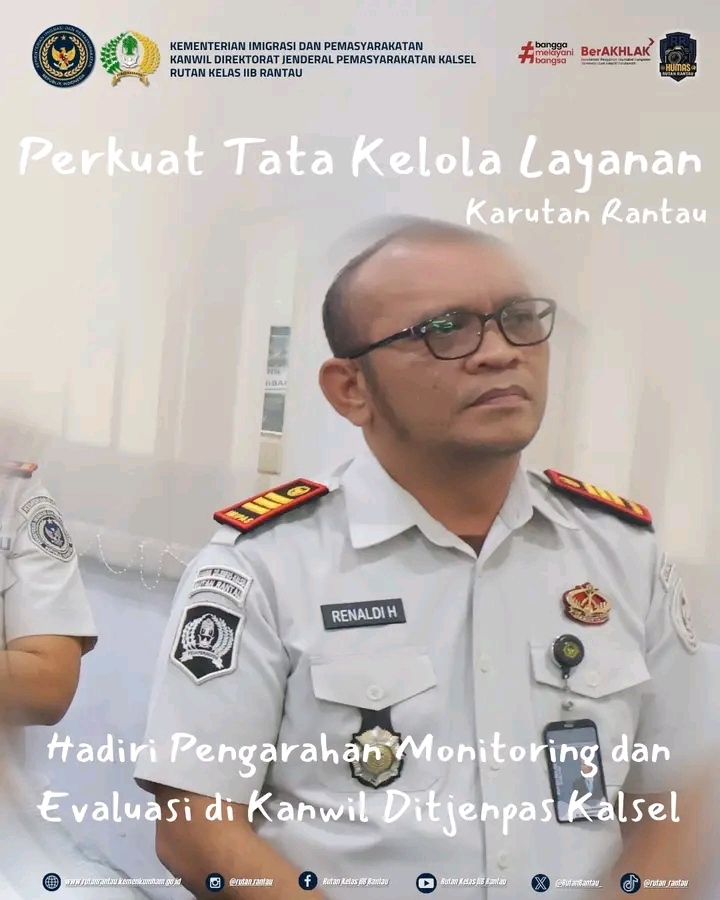 Perkuat Pelayanan Publik, Karutan Rantau Ikuti Evaluasi Strategis