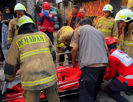 Terjebak Kebakaran Dalam Rumah di Cakung, Satu Balita Kembar Tewas dan Satu Luka Bakar