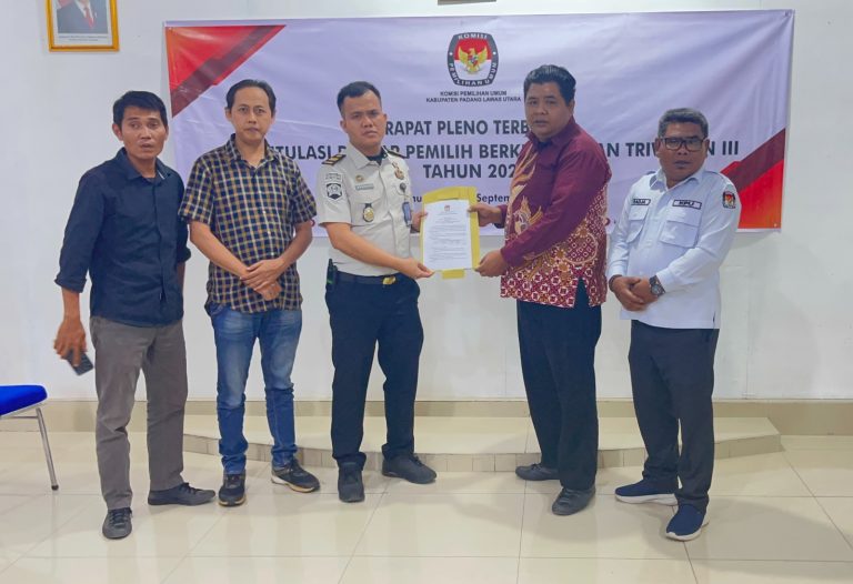 Perkuat Koordinasi Data Pemilih, Lapas Gunungtua Hadiri Rapat Pleno Terbuka PDPB 2026