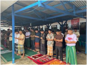 Petugas dan WBP Lapas Gunungtua Khusyuk Sholat Jumat Berjamaah