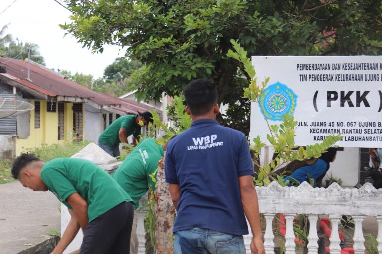 Jelang Bebas, Warga Binaan Lapas Rantauprapat Mengabdi untuk Masyarakat melalui Integritas
