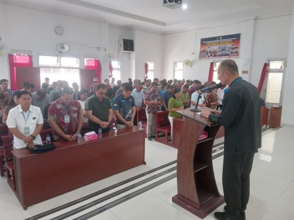 WBP Lapas Gunungsitoli Khidmat Ikuti Ibadah Bersama BNKP Jemaat Fodo