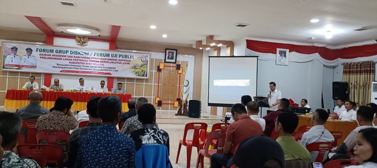 Distan Nisel Gelar Uji Publik Tentang Raperda Perlindungan Lahan Pertanian Pangan Berkelanjutan