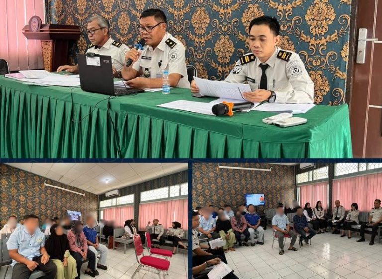 Perkuat Layanan Reintegrasi Sosial, Bapas Muara Teweh Ikuti Sidang TPP di Lapas Muara Teweh