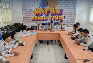 Bapas Muara Teweh Evaluasi Kinerja, Sambut Kasubsi BKA Baru