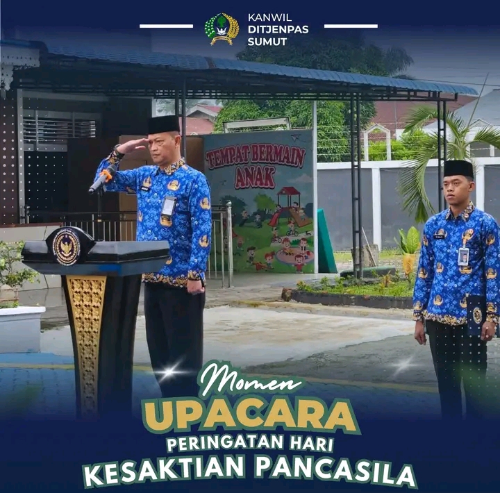 Gelar Upacara Hari Kesaktian Pancasila, Kakanwil Tekankan Semangat Persatuan dan Pengabdian