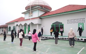 Jaga Kebugaran Tubuh, WBP Wanita Lapas Muara Teweh Rutin Senam Sehat