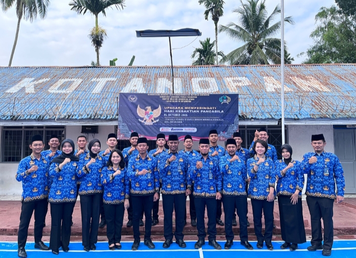 Hari Kesaktian Pancasila, Lapas Kotanopan Kobarkan Semangat Persatuan