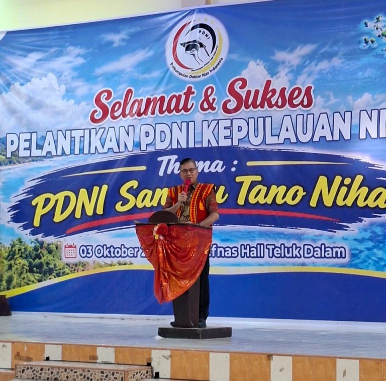 Hadiri Pelantikan, Bupati Sokhiatulo: PDNI Harus Jadi Wadah Lahirnya Gagasan Besar untuk Kepulauan Nias