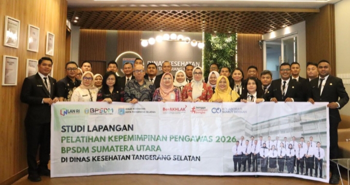 Peserta PKP Angkatan IV BPSDM Sumut, Gelar Studi Lapangan ke Dinkes Kota Tangerang Selatan