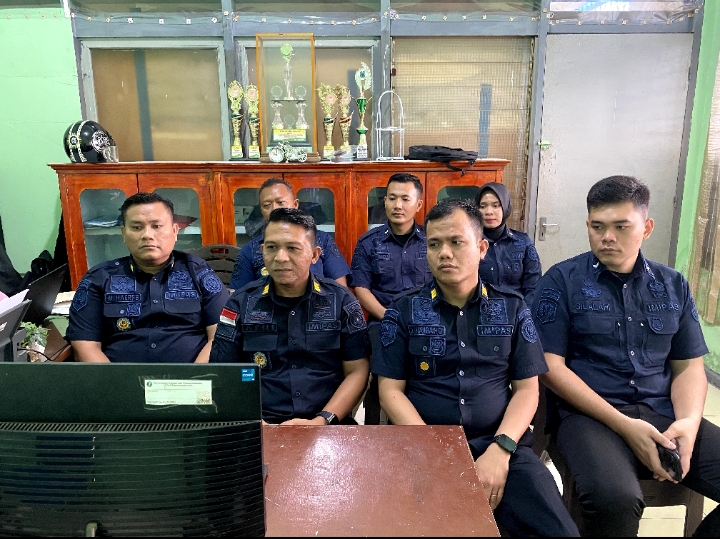 Lapas Gunungtua Ikuti Penguatan Fungsi Hukum dan Pembinaan Pengelolaan Kerja Sama Secara Virtual