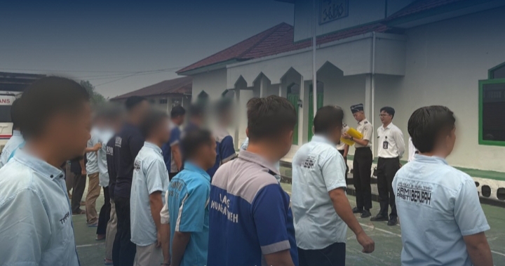 Bangun Disiplin dan Tanggung Jawab, Lapas Muara Teweh Gelar Apel Tamping