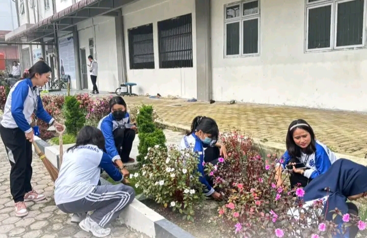 Jumat Bersih, Rutan Humbahas Wujudkan Lingkungan Sehat dan Nyaman