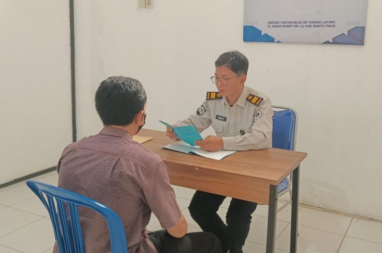 Pos Bapas Muara Teweh Hadirkan Layanan PK di Rutan Tamiang Layang