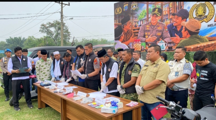 Lapas Gunungtua Hadiri Deklarasi Gerakan Masyarakat Sumatera Utara Tolak Narkoba