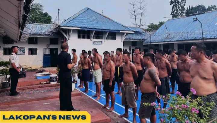 Tegas! Kalapas Kotanopan Ajak Warga Binaan Jaga Keamanan Lapas
