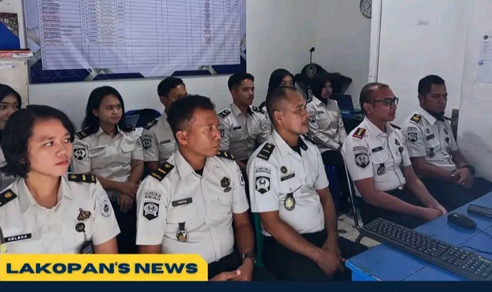 Lapas Kotanopan Ikuti Pelantikan Pimpinan Tinggi dan Kick Off Hari Bakti Kemenimipas 2026
